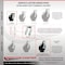 Service Caster 6'' Extra Heavy Duty Phenolic Wheel Caster Set 4 Brakes 2 Swivel Locks, 4PK CRAN-SCC-KP92S630-PHR-SLB-BSL2SLB-2 - alternate 3